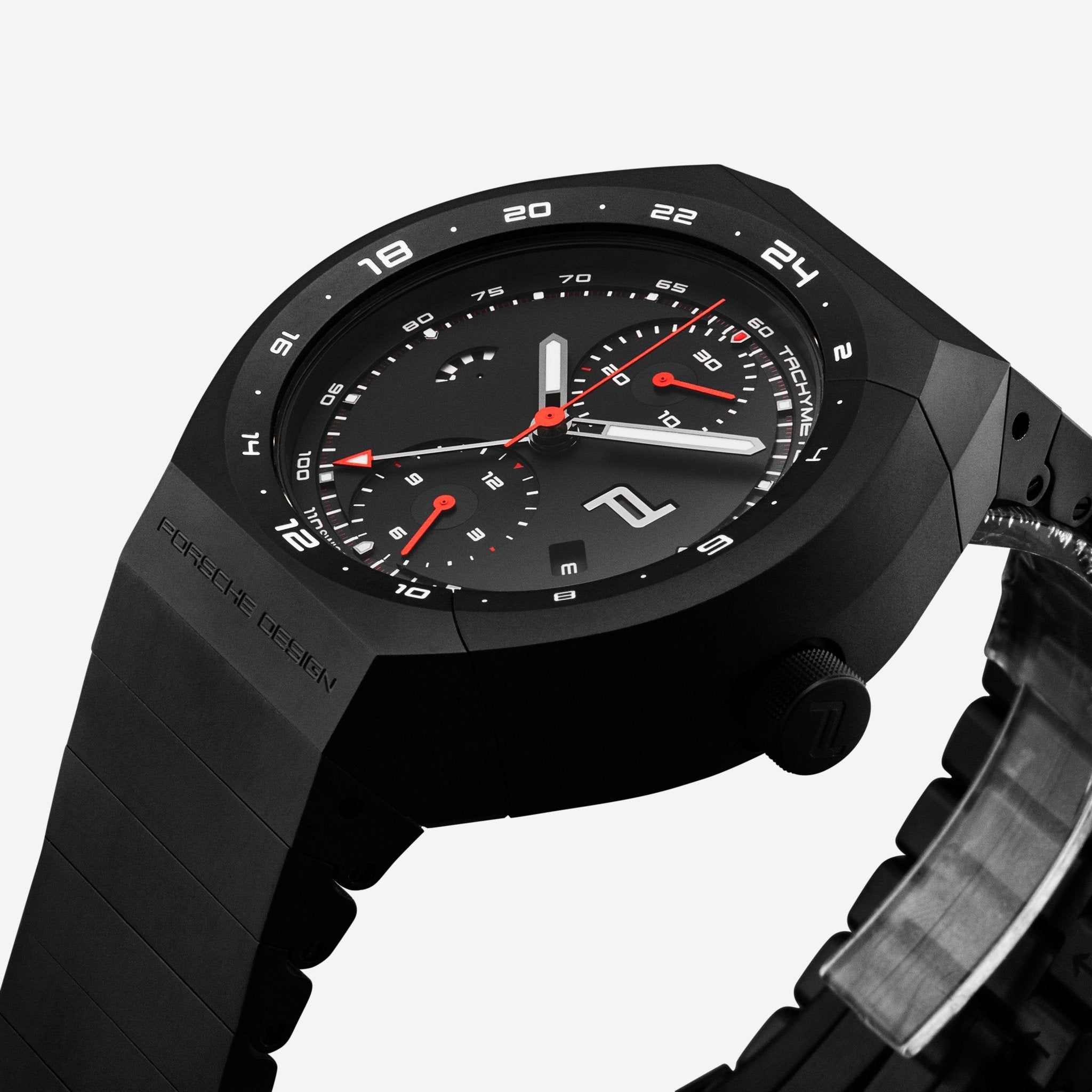 Porsche 'Monobloc Actuator' GMT Chronograph Titanium Men's Automatic Watch 6030.6.01.007.01.5 - THE SOLIST - Porsche Design