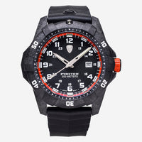 ProTek Carbon Dive 42mm Quartz Men's Watch PT1004 - THE SOLIST - ProTek