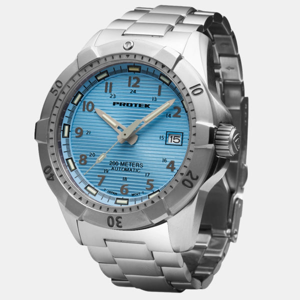 ProTek Steel Dive Stainless Steel Automatic Men's Watch PT2207BR - THE SOLIST - ProTek