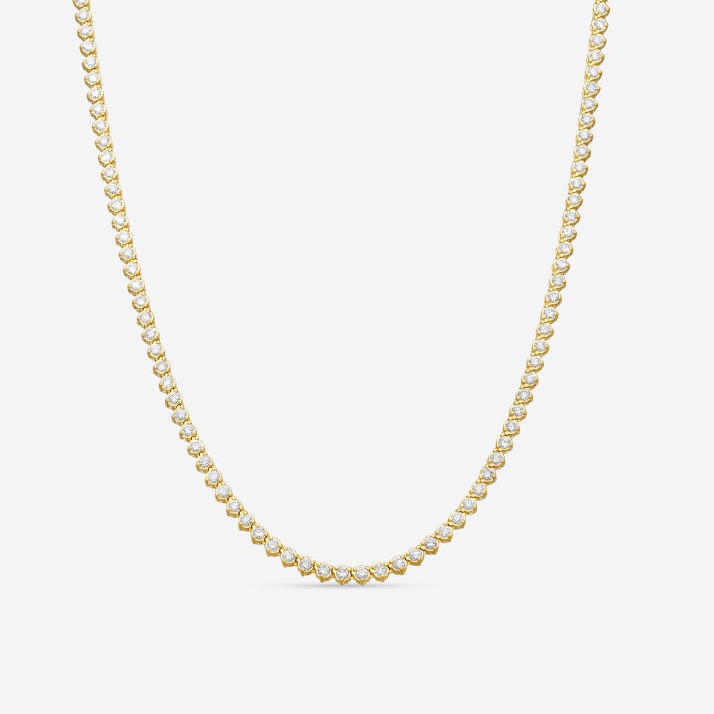 Ina Mar 14K Yellow Gold Diamond Martini Tennis Necklace N1154B-FY-400F - THE SOLIST