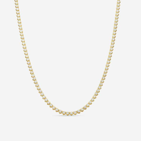 Ina Mar 14K Yellow Gold Diamond Martini Tennis Necklace N1154B-FY-400F - THE SOLIST