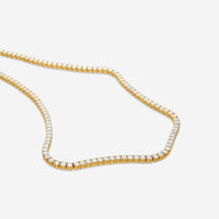 Ina Mar 14K Yellow Gold Diamond 4-Prong Tennis Necklace N1197K-FY-1500F - THE SOLIST