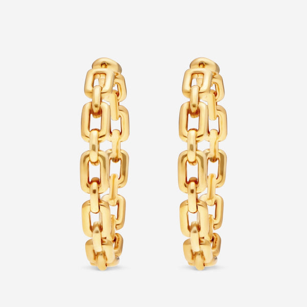 Ralph Lauren 18K Rose Gold Chunky Chain Hoop Earrings RLR4181300 - THE SOLIST - Ralph Lauren