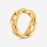 Ralph Lauren 18K Rose Gold Chunky Link Metric Ring Sz 6.5 RLR4112553 - THE SOLIST - Ralph Lauren