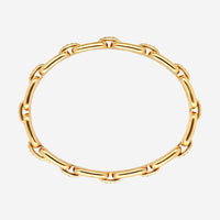 Ralph Lauren 18K Rose Gold Diamond 1.10ct.twd. Chunky Chain Bangle Bracelet RLR4123520 - THE SOLIST - Ralph Lauren