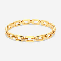 Ralph Lauren 18K Rose Gold Diamond Chunky Chain Bangle Bracelet RLR4123530 - THE SOLIST - Ralph Lauren