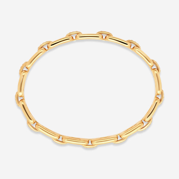 Ralph Lauren 18K Rose Gold Diamond Chunky Chain Bangle Bracelet RLR4123530 - THE SOLIST - Ralph Lauren