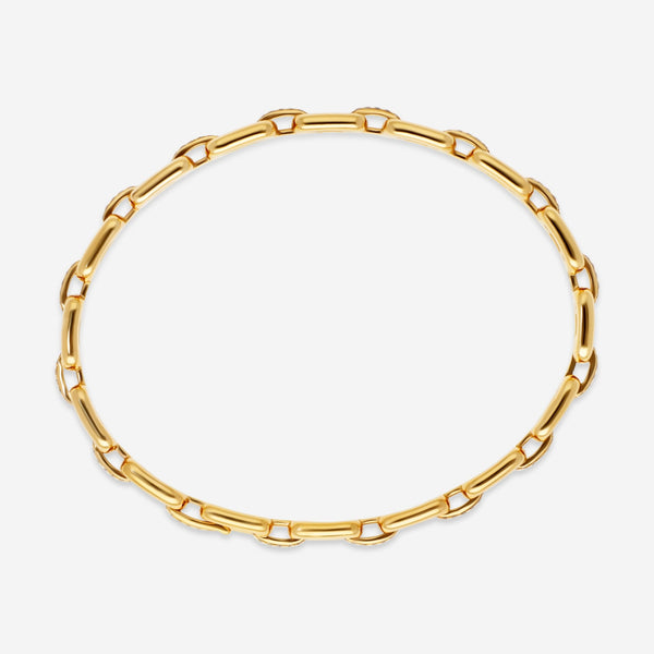 Ralph Lauren 18K Rose Gold Diamond Chunky Chain Small Bangle Bracelet RLR4123430 - THE SOLIST - Ralph Lauren