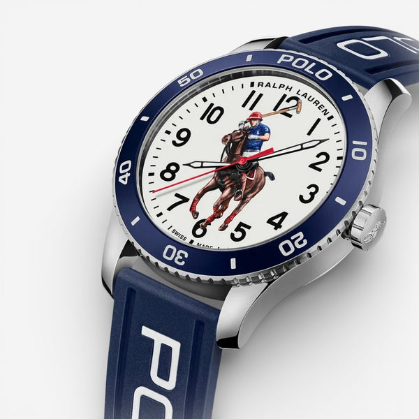 Ralph Lauren Polo Pony Player Automatic Stainless Steel Men's Watch 472853461001