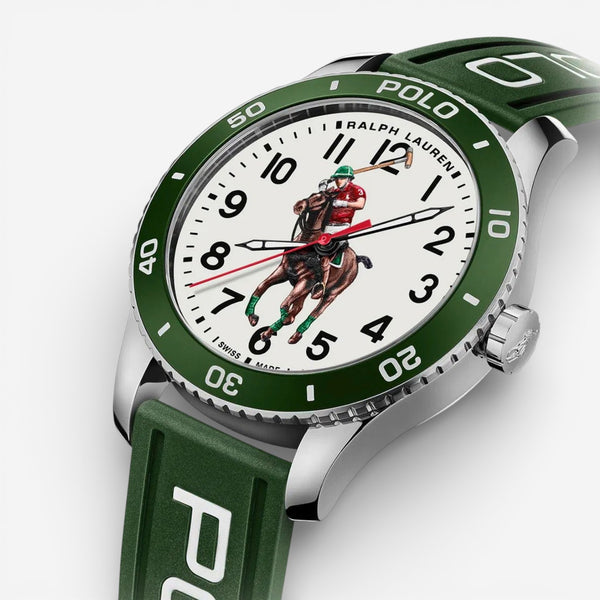 Ralph Lauren Polo Watch Pony Player Automatic Stainless Steel Men's Watch 472853461002