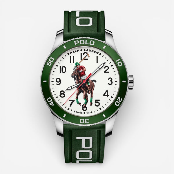 Ralph Lauren Polo Watch Pony Player Automatic Stainless Steel Men's Watch 472853461002