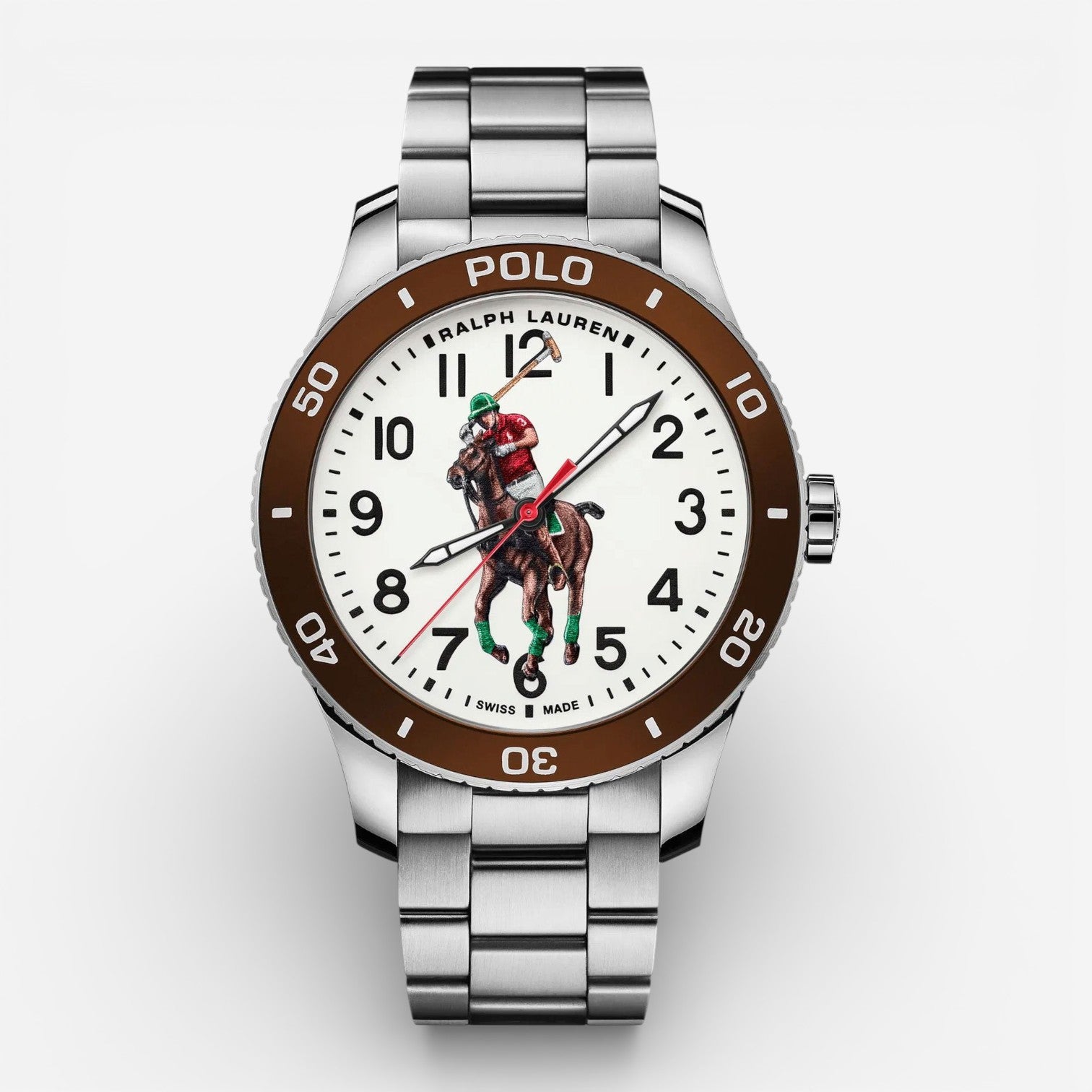 Ralph Lauren Polo Pony Player Automatic Stainless Steel Men's Watch 472836829006 - THE SOLIST