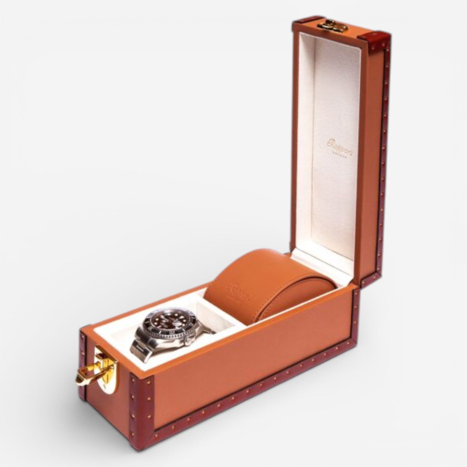 Rapport Kensington Leather Two Watch Box L3