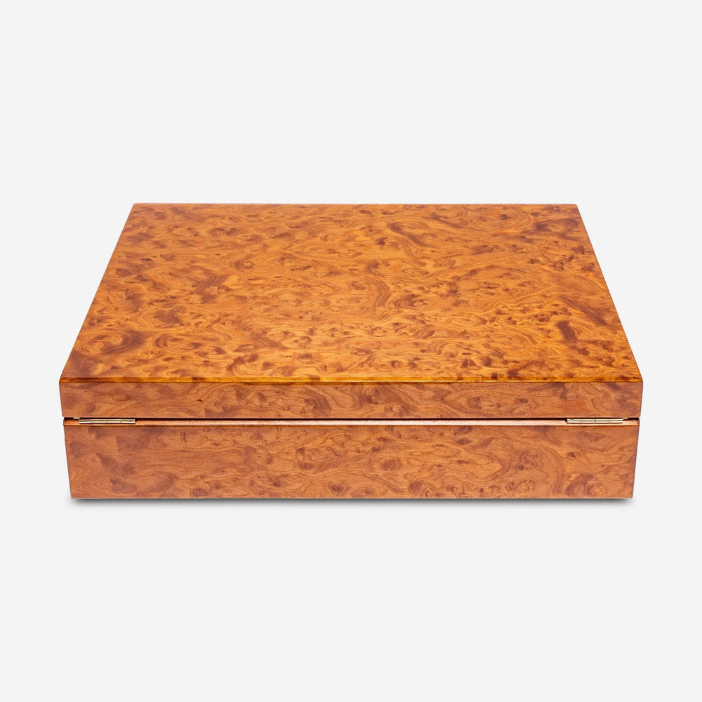 Rapport Heritage Brown Walnut Wood Ten Watch Box L275 - THE SOLIST - Rapport
