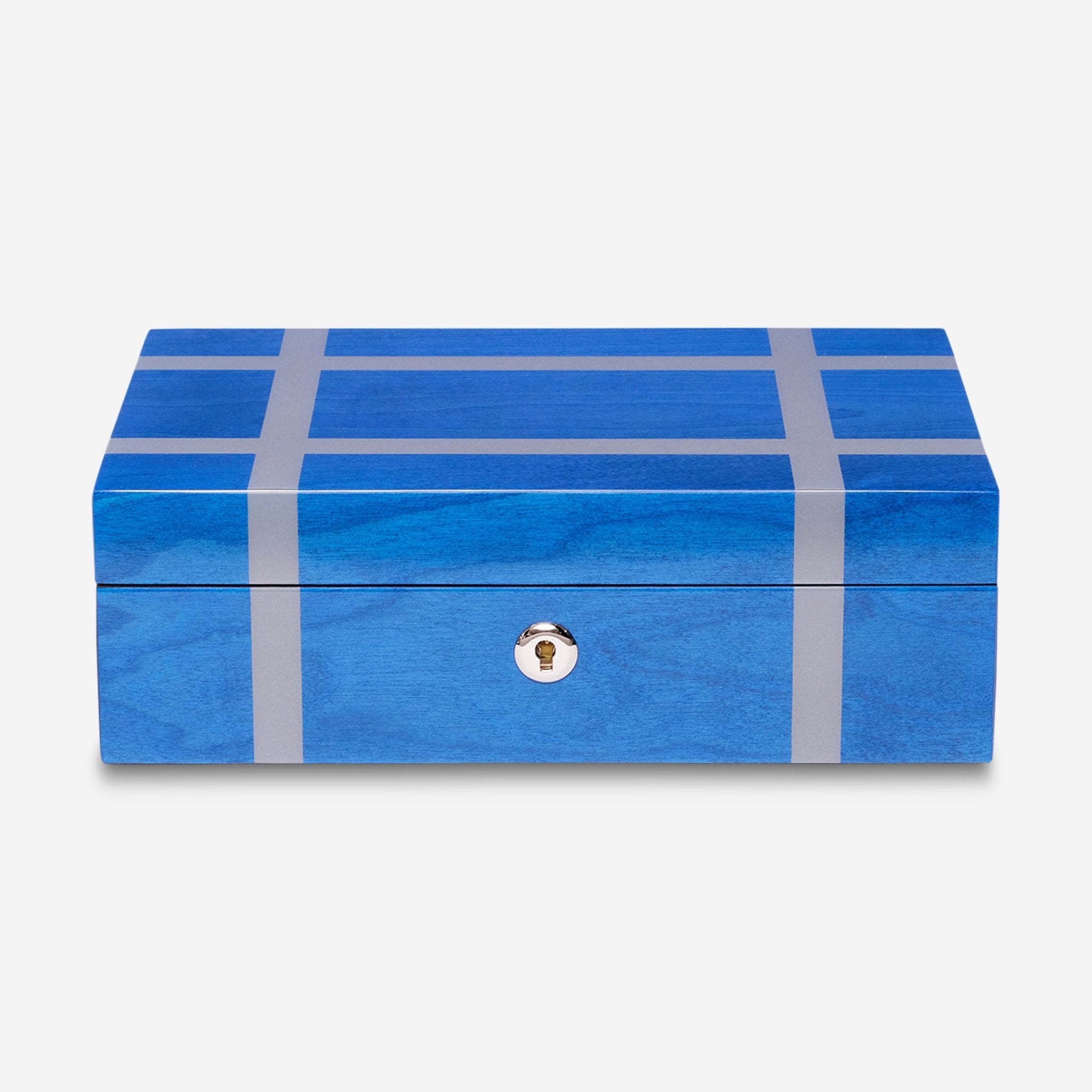 Rapport London Carnaby Blue Lacquered Watch and Jewellery Box J166 - THE SOLIST - Rapport