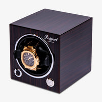 Rapport London Evolution Macassar Wood Cube Watch Winder EVO51 - THE SOLIST - Rapport