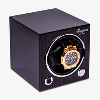 Rapport London Evolution Macassar Wood Cube Watch Winder EVO51 - THE SOLIST - Rapport