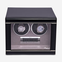Rapport London Formula Double Watch Winder in High Gloss Black Finish W552 - THE SOLIST - Rapport