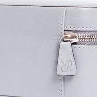 Rapport London Hyde Park Navy Grey Smooth Leather Two Watch Zip Case D264 - THE SOLIST - Rapport