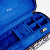 Rapport London Sloane Ocean Textured Leather Jewellery Zip Case J177 - THE SOLIST - Rapport