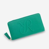 Rapport London Sussex Green Leather Ladies Zip Wallet F137 - THE SOLIST - Rapport