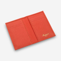 Rapport London Sussex Orange Leather Card Holder F166 - THE SOLIST - Rapport