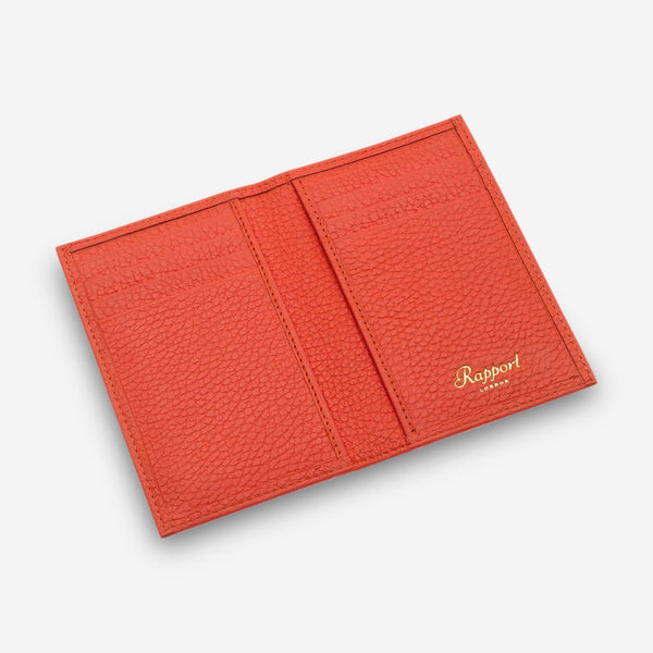 Rapport London Sussex Orange Leather Card Holder F166 - THE SOLIST - Rapport