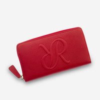 Rapport London Sussex Red Leather Ladies Zip Wallet F134 - THE SOLIST - Rapport