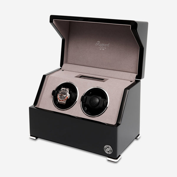 Rapport Perpetua III Black Ebony Duo Watch Winder W572 - THE SOLIST - Rapport