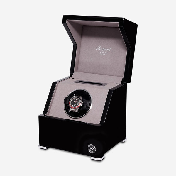 Rapport Perpetua III Black Leather Single Watch Winder W571 - THE SOLIST - Rapport