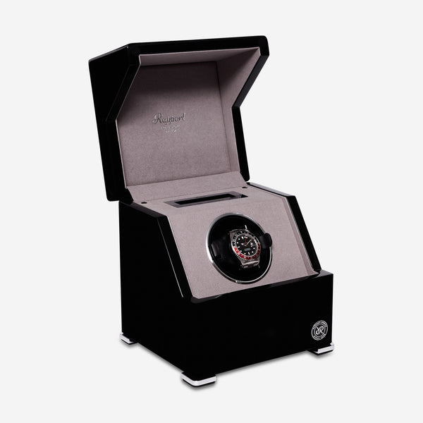 Rapport Perpetua III Black Leather Single Watch Winder W571 - THE SOLIST - Rapport