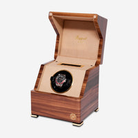 Rapport Perpetua III Brown Walnut Wood Single Watch Winder W581 - THE SOLIST - Rapport