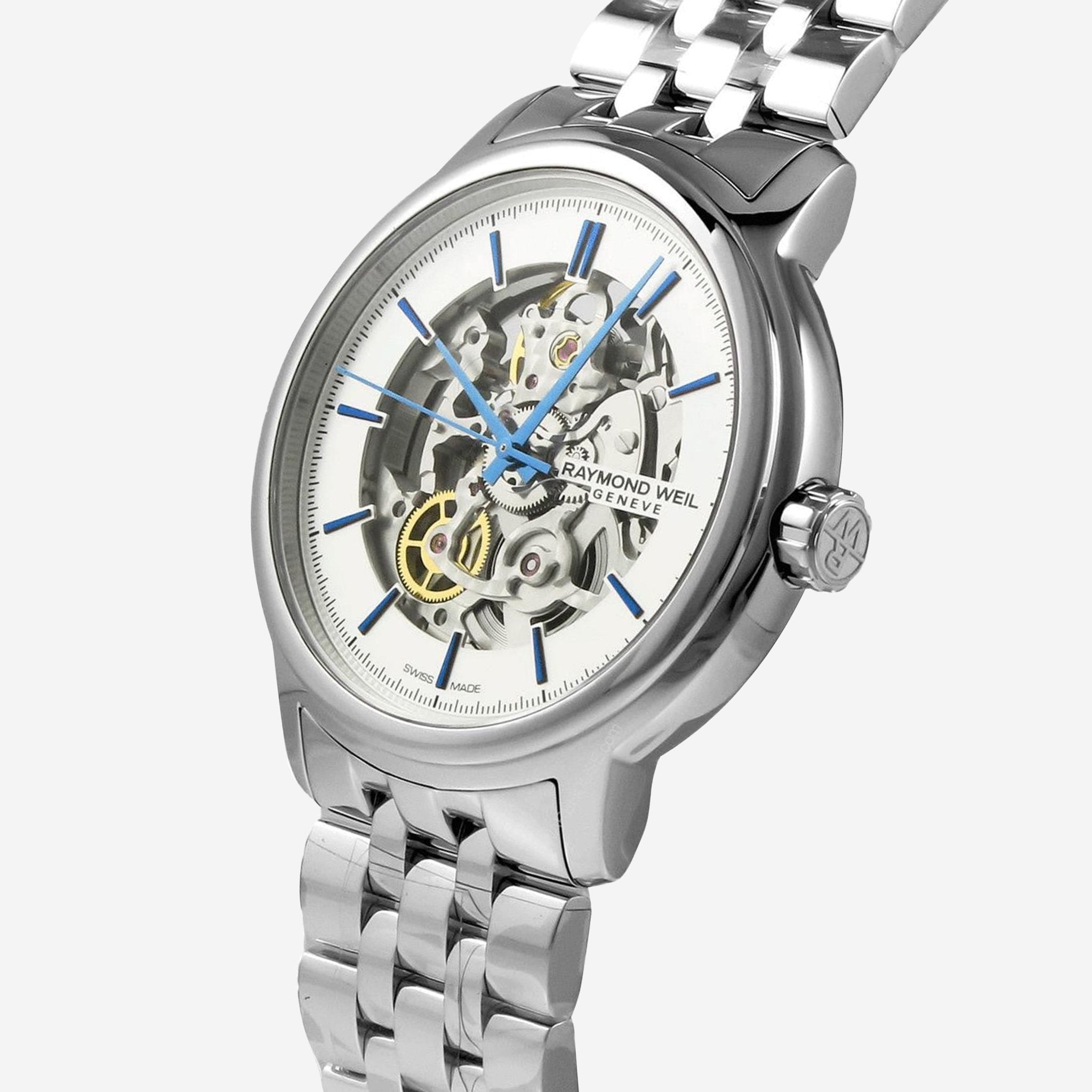 Raymond Weil Maestro Skeleton Stainless Steel Automatic Men's Watch 2215 - ST - 65001 - THE SOLIST - Raymond Weil