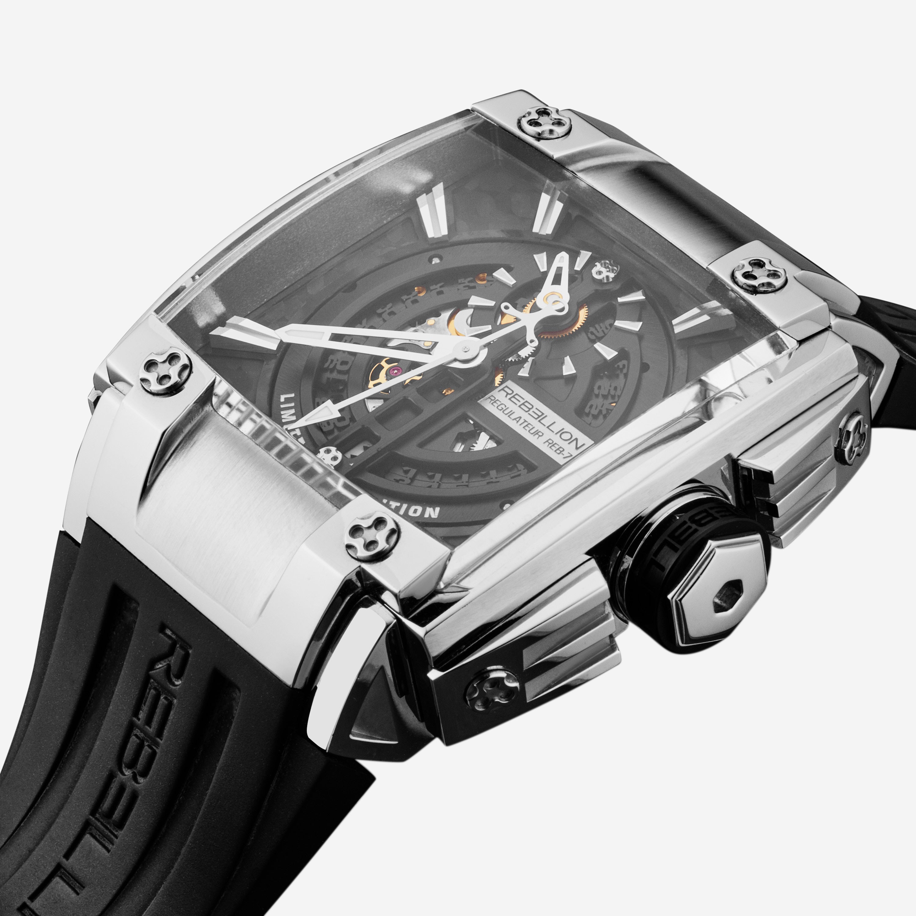 Rebellion REB-7 Stainless Steel Automatic Men's Watch RBR7REG.TI - THE SOLIST