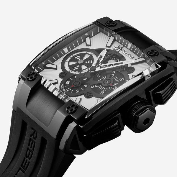 Rebellion RE1 Chronograph Stainless Steel Automatic Men's Watch RBRE1CH.SB.WH - THE SOLIST