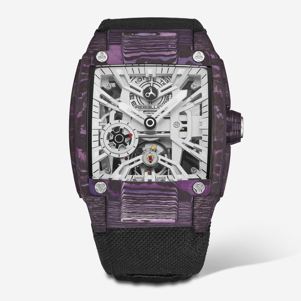 Rebellion Re-Volt Carbon Manual Wind Men's Watch RBREV3H.CA.PUH - THE SOLIST
