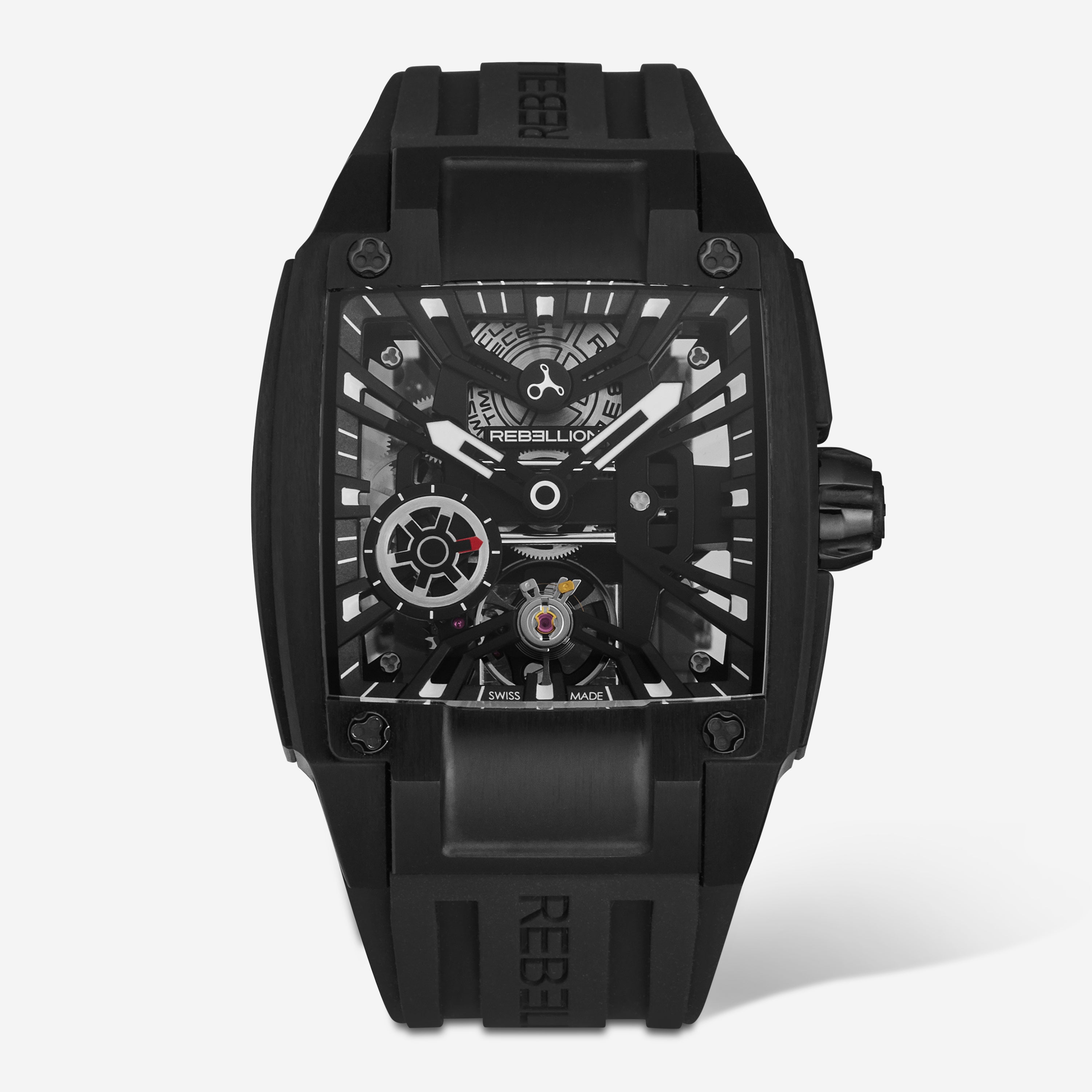 Rebellion Re-Volt Titanium Manual Wind Men's Watch RBREV3H.TB.BK - THE SOLIST