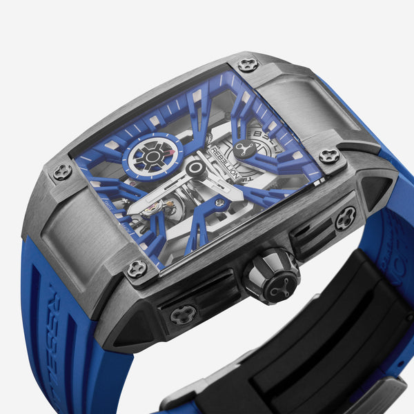 Rebellion Re-Volt Titanium Manual Wind Men's Watch RBREV3H.TI.BL - THE SOLIST