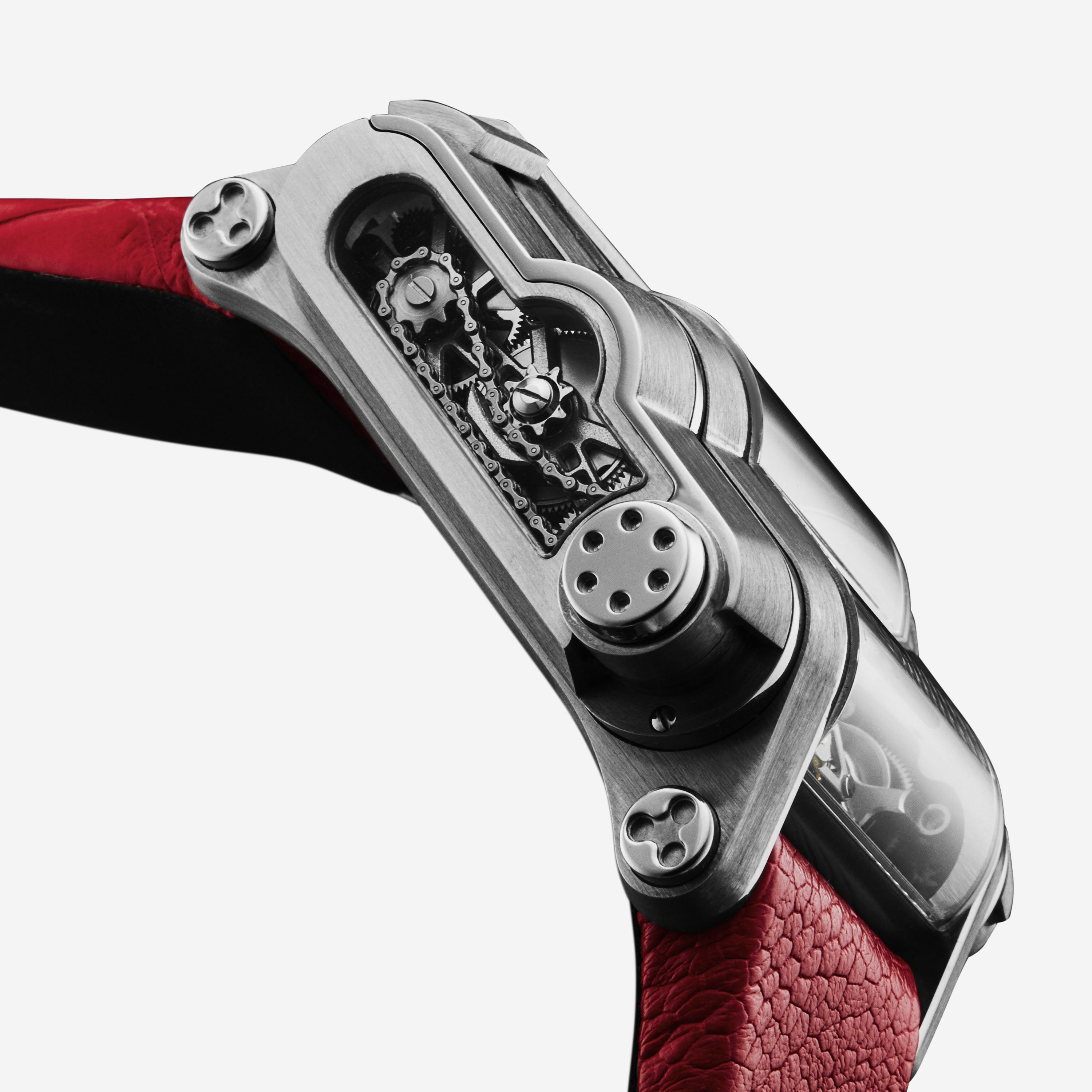 Rebellion T-1000 Titanium Manual Wind Men's Watch RBT1K.TI.RD