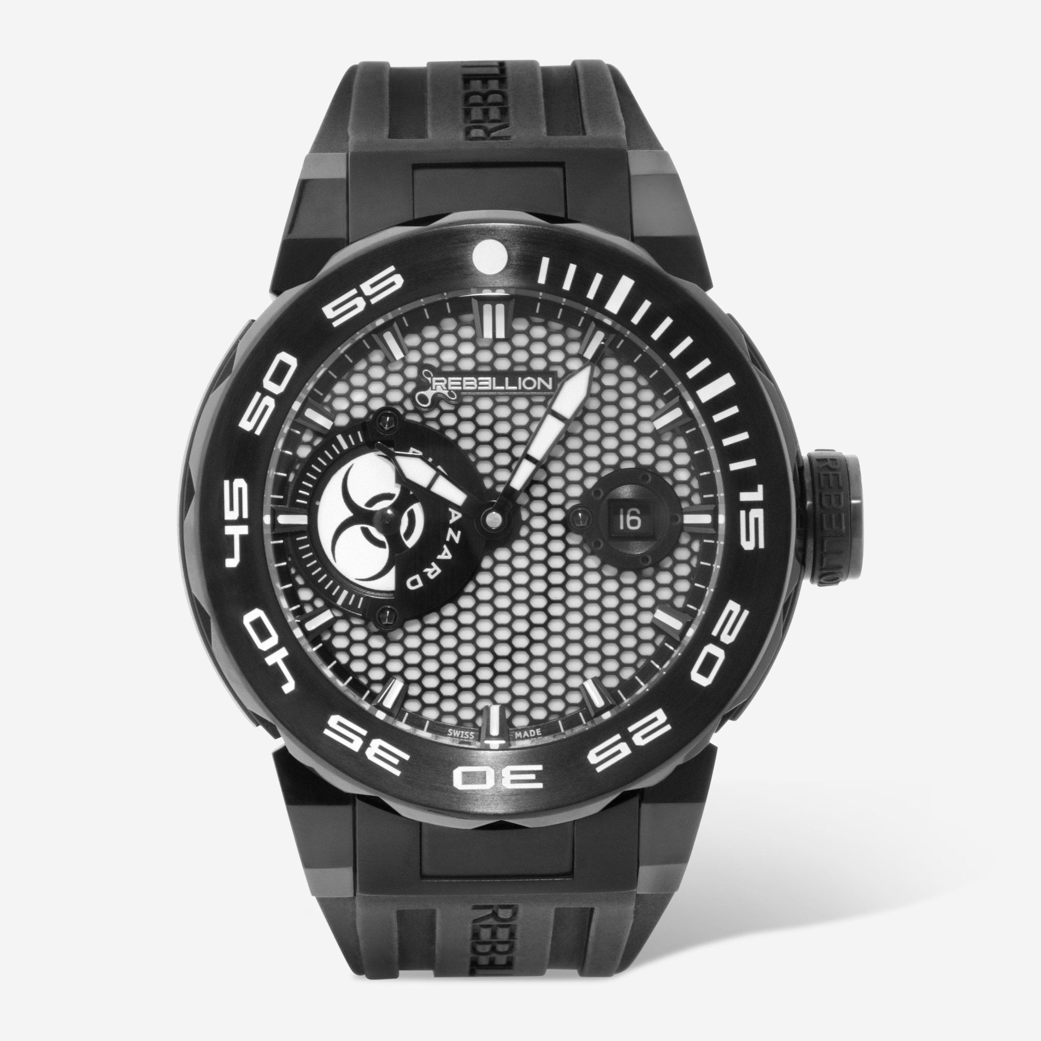 Rebellion Predator APNEA Black Titanium Automatic Men's Watch RB.PAP.3H.TB.BIOH - THE SOLIST - Rebellion