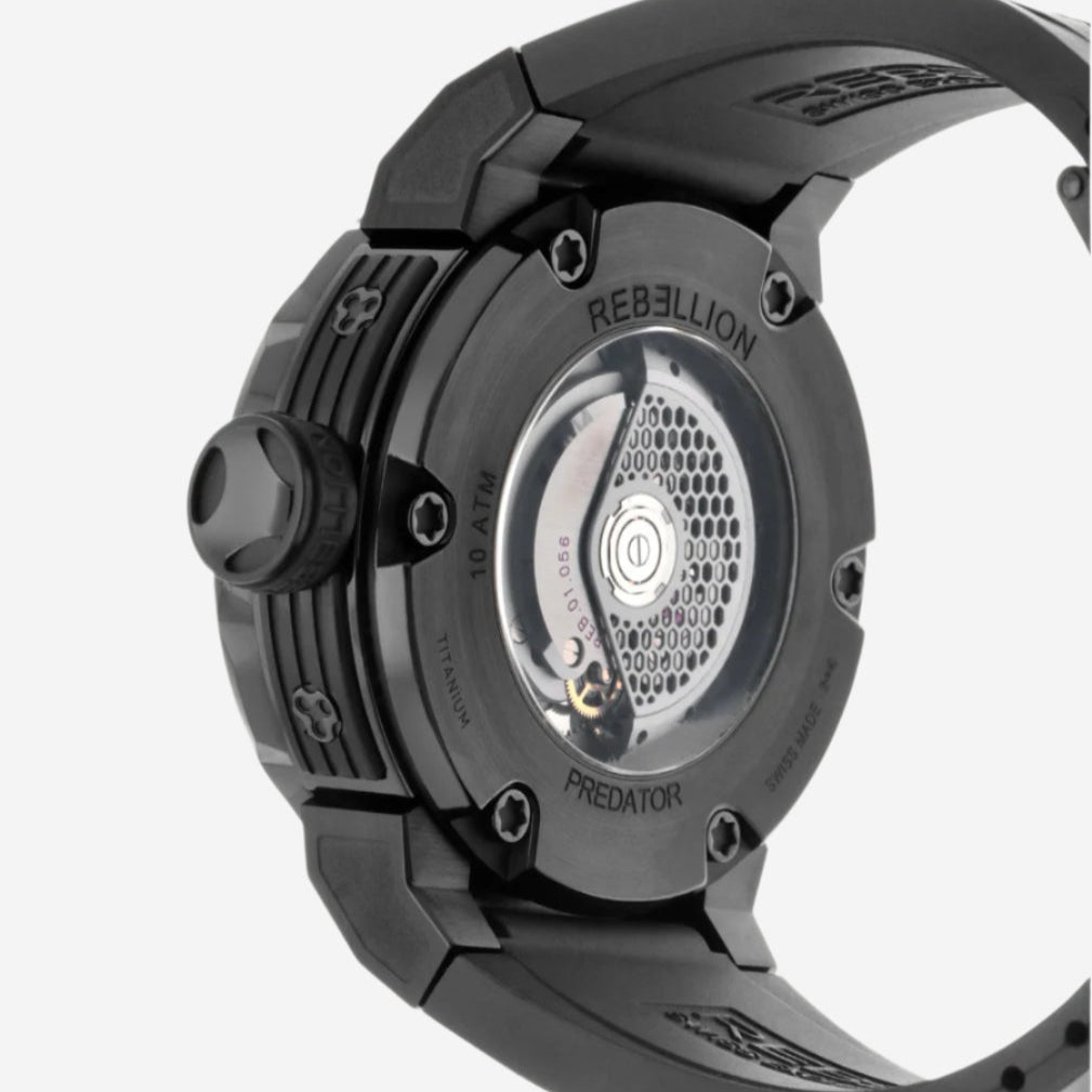 Rebellion Predator APNEA Titanium Automatic Men's Watch RB.PAP.3H.TB.PU - THE SOLIST - Rebellion