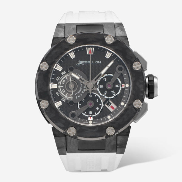 Rebellion Predator Chrono Carbon & Titanium Automatic Men's Watch RB.PR.CH.CA.CA - THE SOLIST - Rebellion