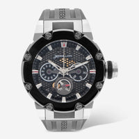 Rebellion Predator Chrono Stainless Steel & Ceramic Monopusher Automatic Men's Watch RB.PR.MCH.STBC - THE SOLIST - Rebellion