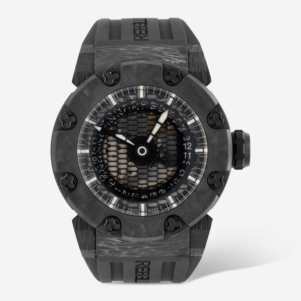 Rebellion Predator S 3H Luminova Carbon Automatic Men's Watch RB.PRS.3H.CL - THE SOLIST - Rebellion