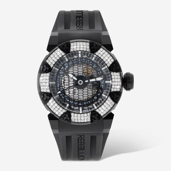 Rebellion Predator S 3H Titanium Automatic Men's Watch RB.PRS.3H.TB.BK.DIR - THE SOLIST - Rebellion