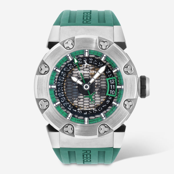 Rebellion Predator S 3H Titanium Automatic Men's Watch RB.PRS.3H.TI.GR - THE SOLIST - Rebellion