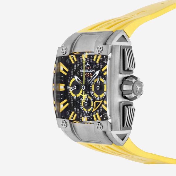 Rebellion RE1 2.0 Chronograph Titanium Automatic Men's Watch RB.RE12.CH.TI.YW - THE SOLIST - Rebellion