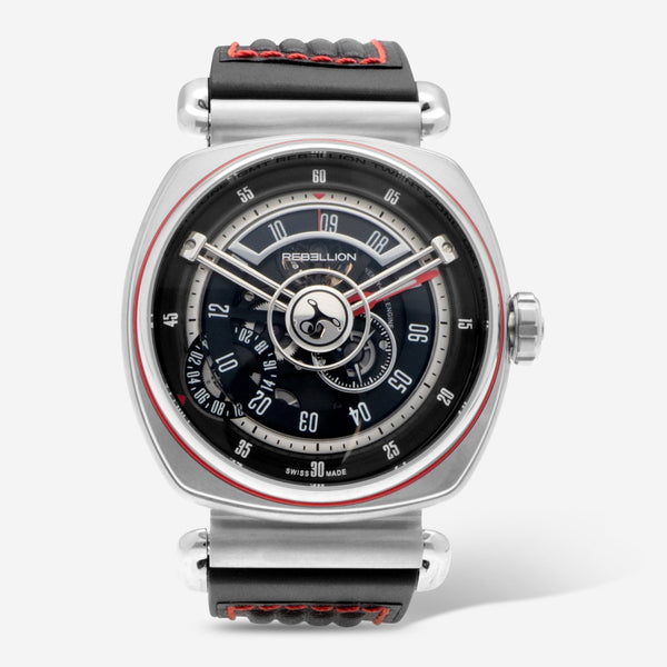 Rebellion Twenty - One Stainless Steel Automatic Men's Watch RB.21.GMT.ST.T02 - THE SOLIST - Rebellion