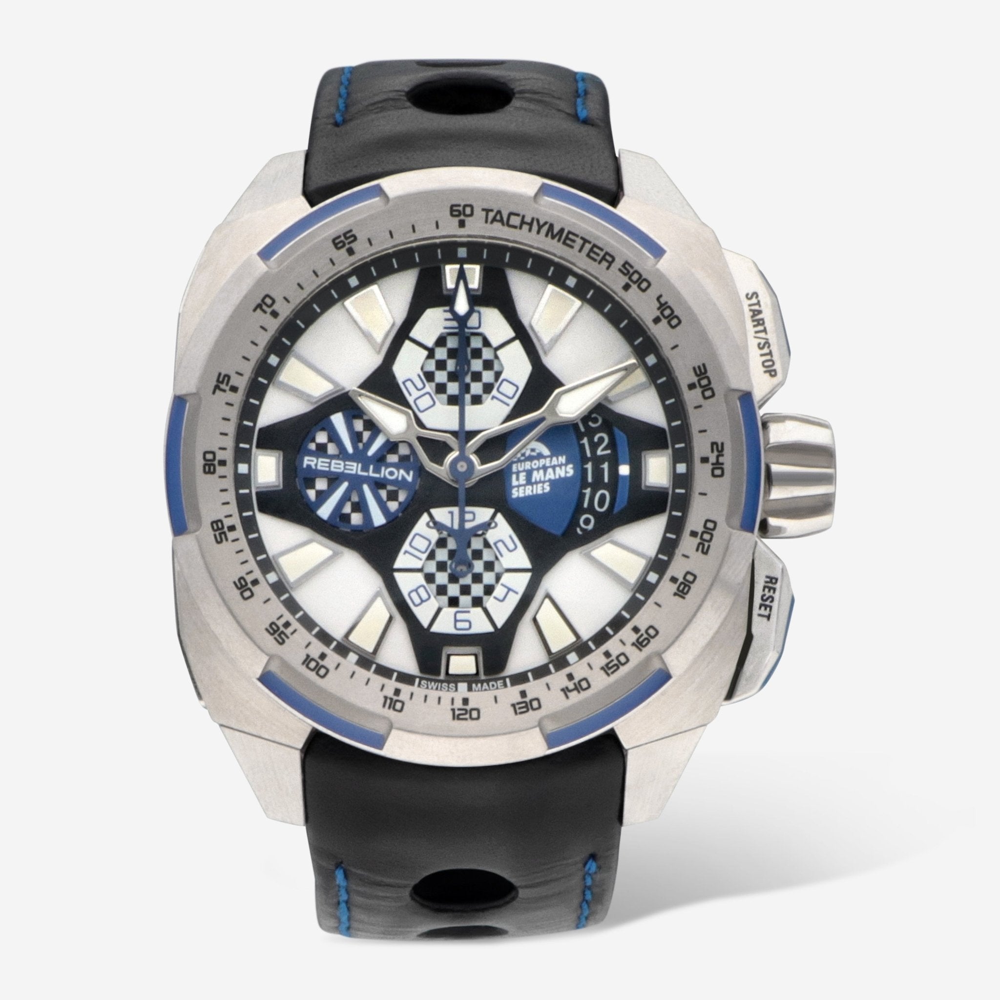 Rebellion Wraith Drive Chrono Le Mans Titanium Automatic Men's Watch RB.WR.CH.TI.ELMS - THE SOLIST - Rebellion