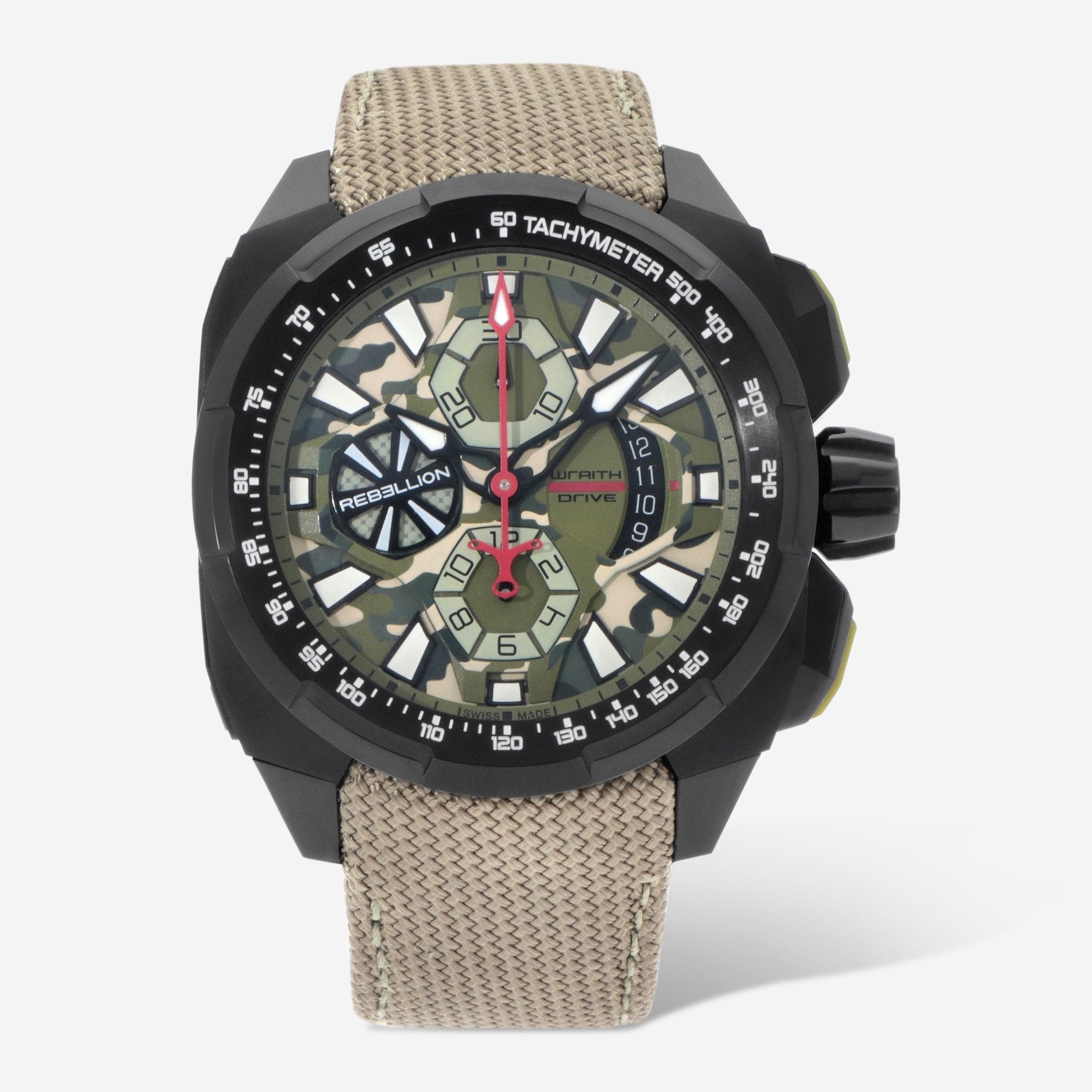 Rebellion Wraith Drive Chrono Titanium Automatic Men's Watch RB.WR.CH.TB.T06 - THE SOLIST - Rebellion